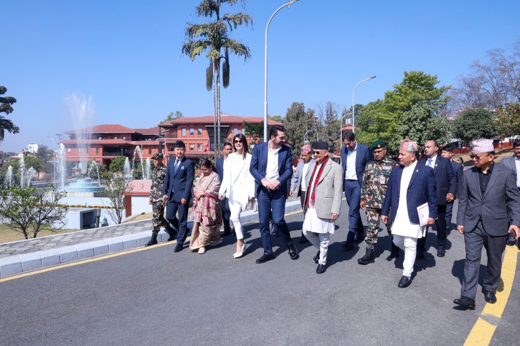 PM Oli and Italian national football team former captain Buffon meet
