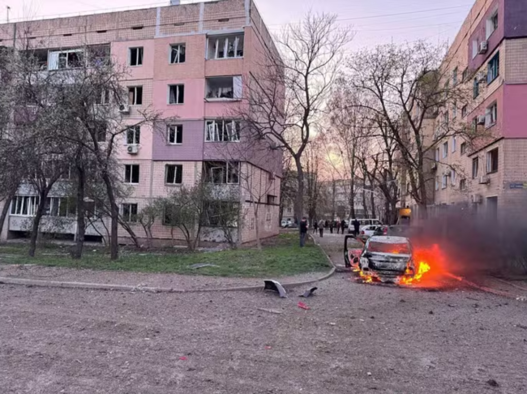 Russian strike kills 18 in Ukrainian president’s home city