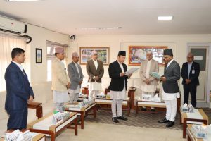 Chief Justice Raut administers oath of office to new NRB Governor