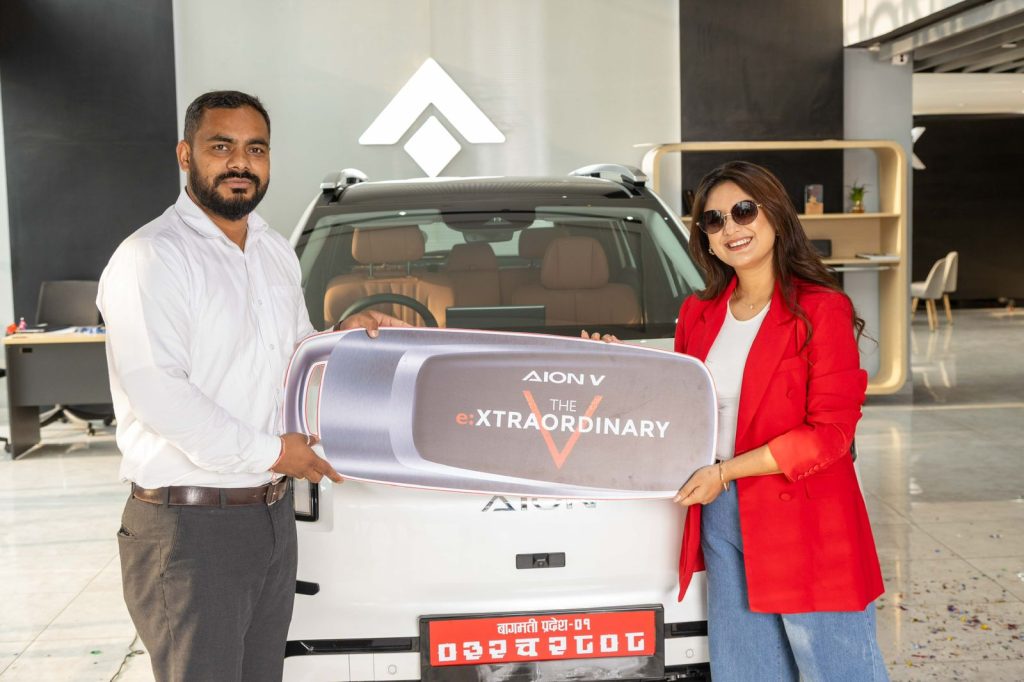 CG Motors Hands Over AION V to Actress Barsha Raut, Unveils Her as Official Brand Endorser