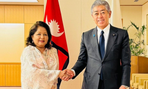 Minister Dr Rana meets with Japanese Foreign Minister