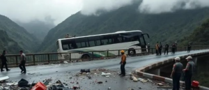 10 dead in Colombia university outing bus accident