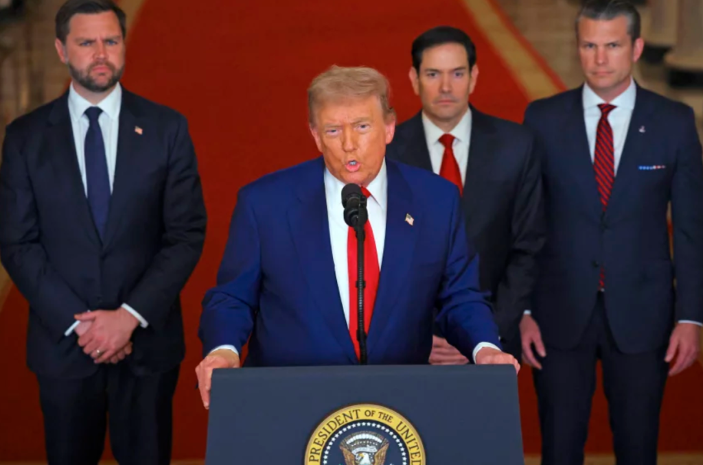 Trump says US attack ‘obliterated’ Iran nuclear sites