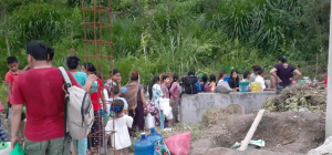 Acute water crisis in Damauli: Hours in queue for a jar of water