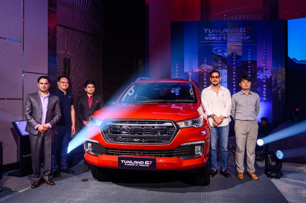 Foton Tunland G7 Officially Launched in Nepal – World’s First Pickup to Conquer 8 Highest Terrains in 23 Days