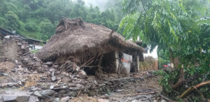 Flood sweeps away power house of a hydro project
