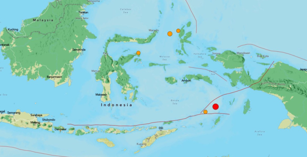 Magnitude 6.7 quake hits offshore eastern Indonesia: USGS