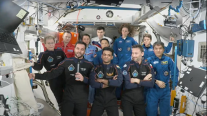 Private spaceflight ends with a Pacific splashdown for astronauts from India, Poland and Hungary