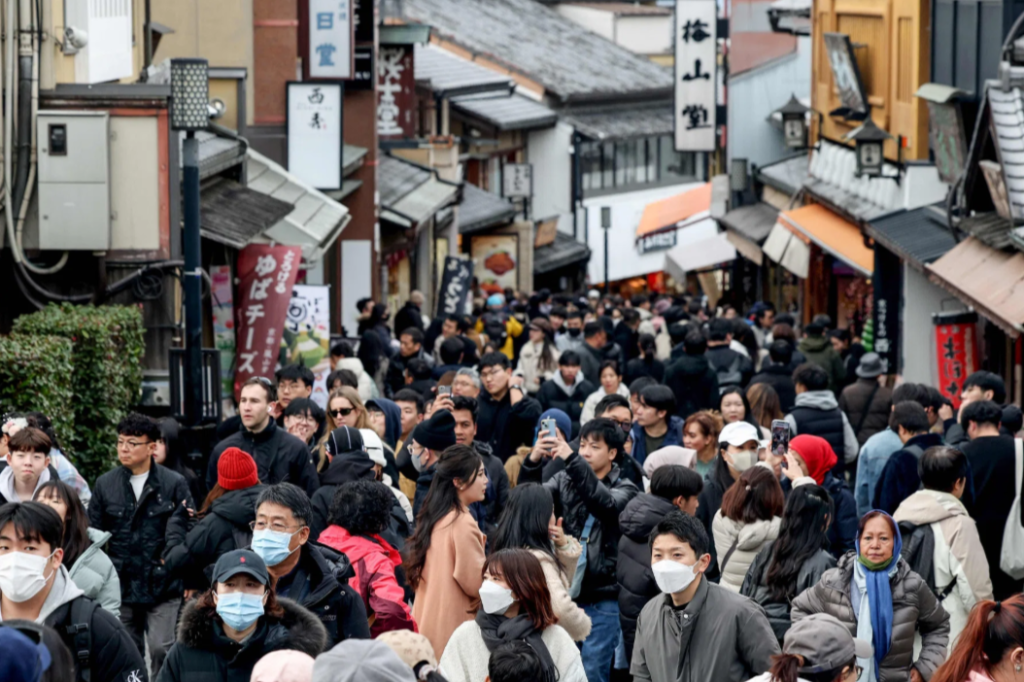 Japan sees record 21.5 million tourists in first six months