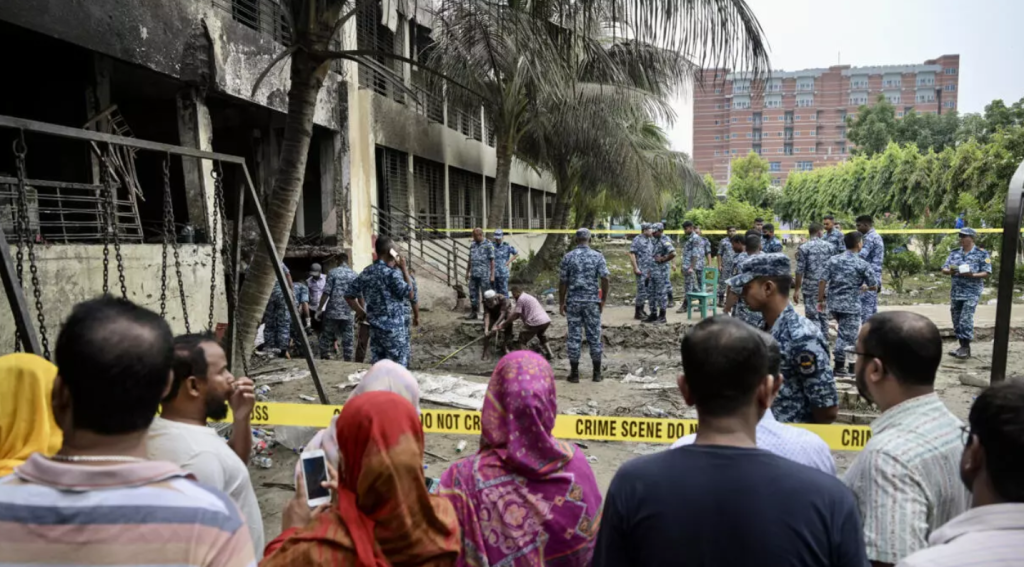 Bangladesh mourns as toll from jet crash at school hits 27