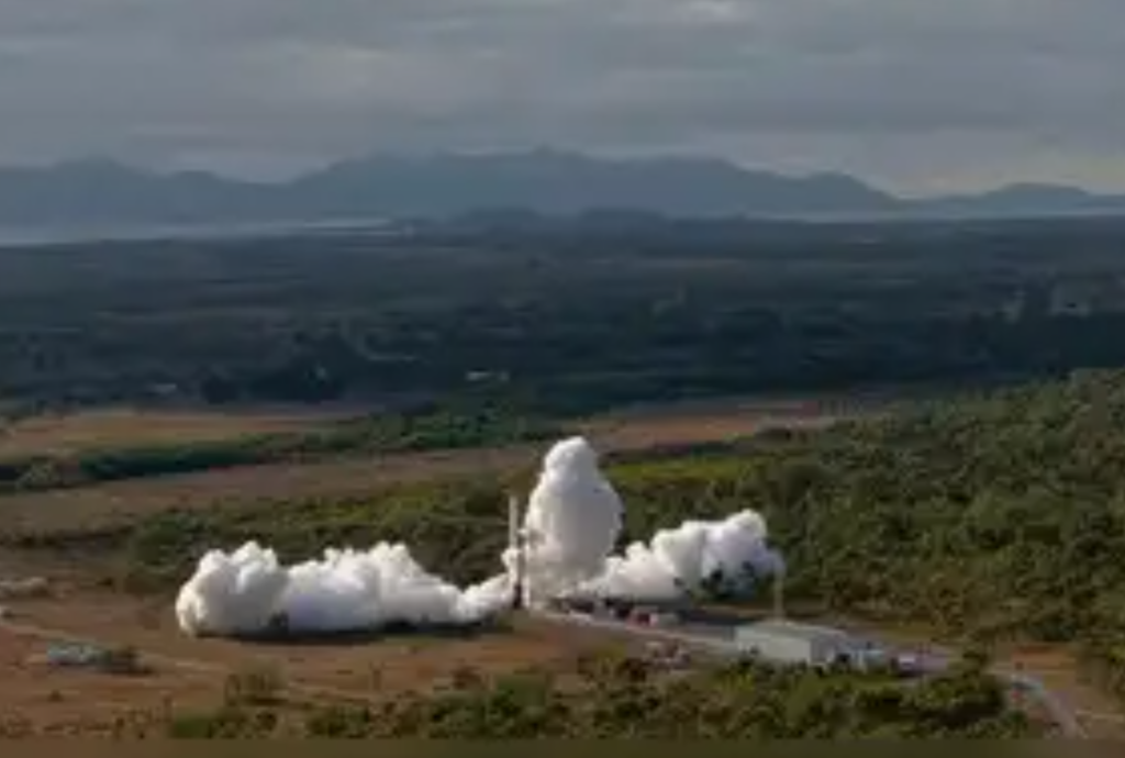 First Australian-made rocket crashes after 14 seconds of flight in a failed attempt to reach orbit