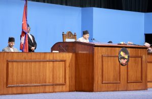 Speaker urges all lawmakers to attend parliament meeting for PM Oli’s address