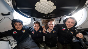NASA’s Crew-10 astronauts depart space station for Earth