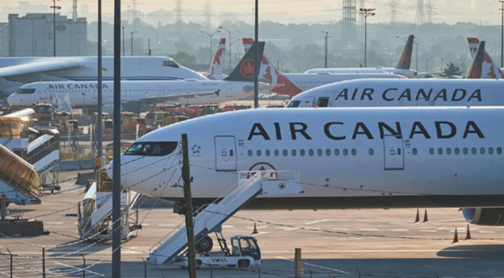 Air Canada flights grounded as government intervenes in strike