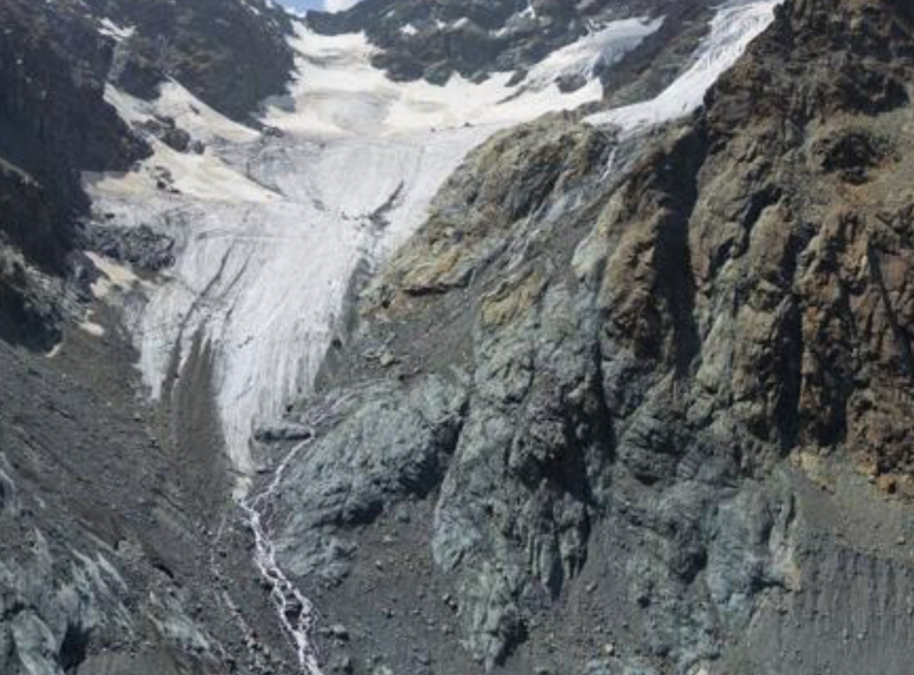 Italy’s Ventina glacier has melted so much geologists now can only monitor it remotely