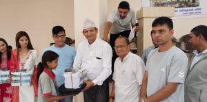 83 girl students from poor families provided support