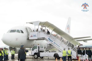 Rt. Hon. Prime Minister Flies with Himalaya Airlines to Tianjin