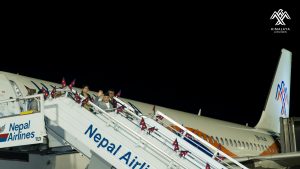 Rt. Honorable Prime Minister Returns from People’s Republic of China via Himalaya Airlines