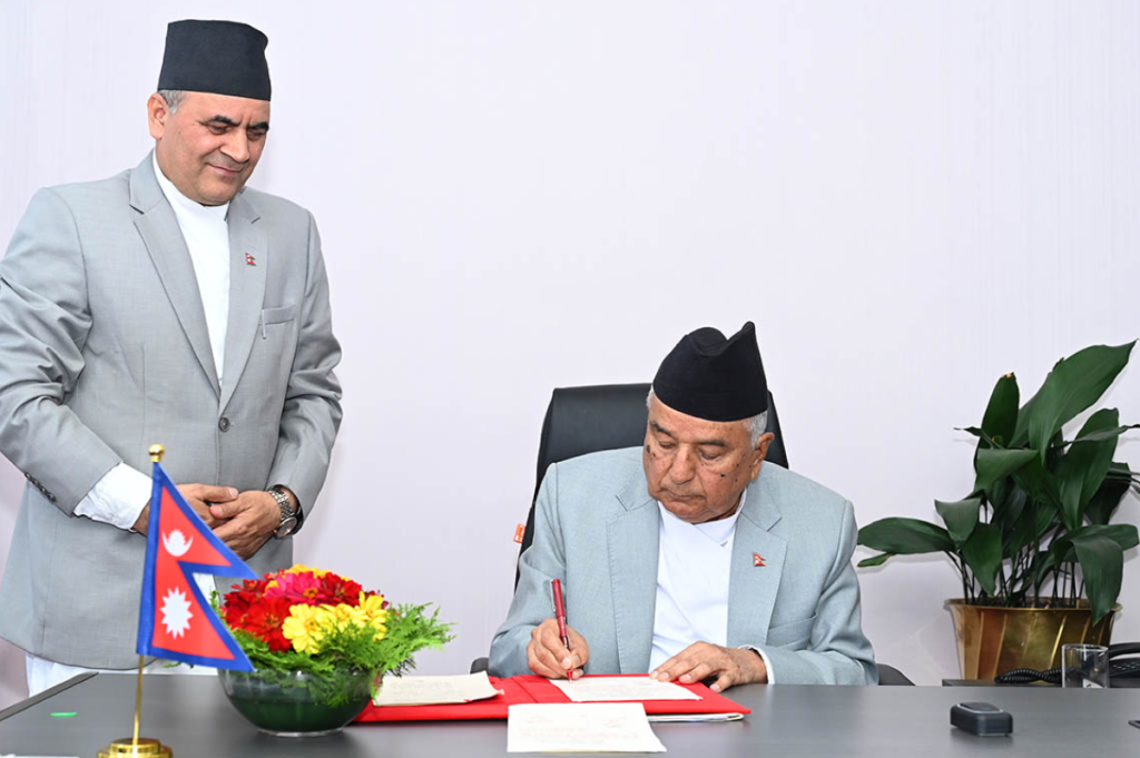 President issues ordinance related to voter name list