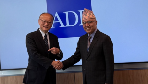 Finance Minister Khanal, ADB President meet