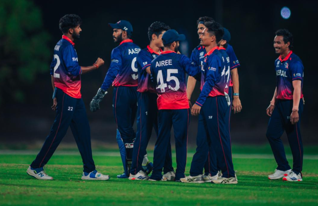 Nepal playing against Samoa for title of T20 World Cup Asia and EAP Qualifier
