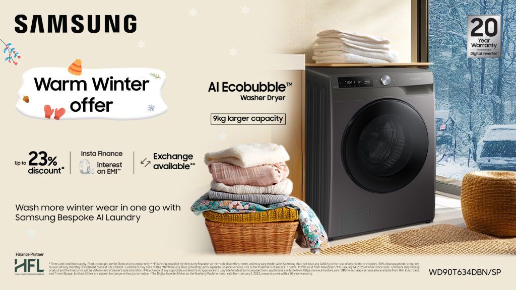 Samsung Nepal Announces Warm Winter Offer with Exciting Discounts on Washing Machines and Refrigerators