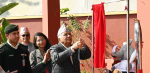 President Paudel unveils mascot of 13th Kinder Olympic Programme