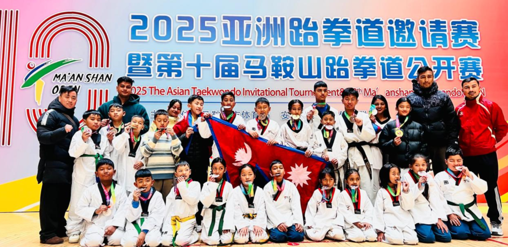 Nepali players win 26 medals in Asian Taekwondo Invitational Championship