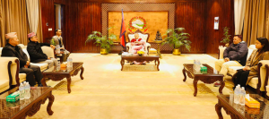PM Karki attends RPP’s tea reception