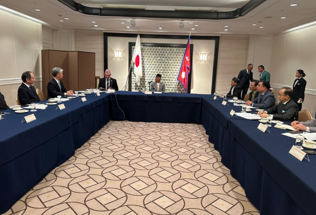 President Paudel’s address at special ceremony in Japan: Businesspersons requested to invest in Nepal