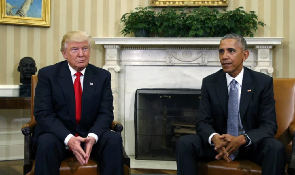 Trump posts election conspiracy video with Obamas depicted as monkeys