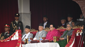 President Paudel attends Democracy Day celebration main function
