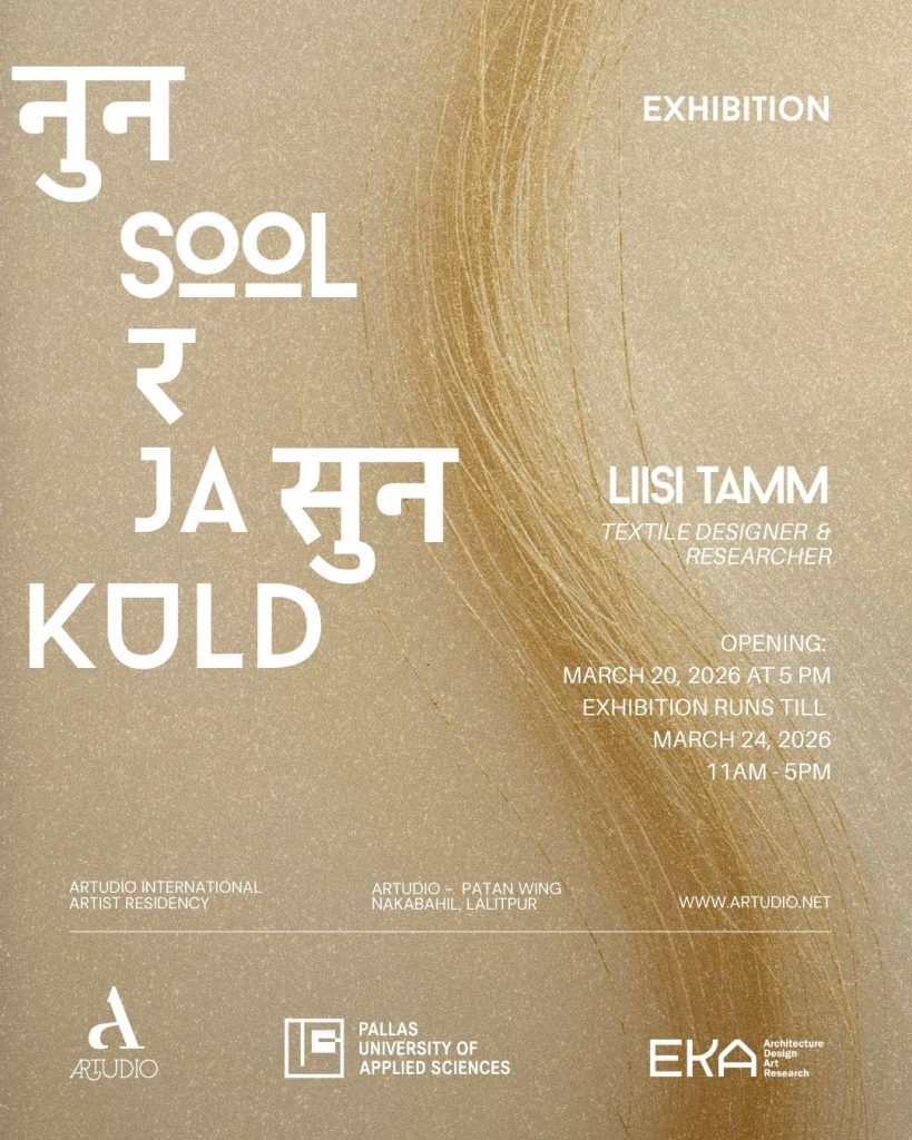 Artudio Presents Nun ra Sun / Sool ja Kuld: A Residency Exhibition by Estonian Textile Designer Liisi Tamm