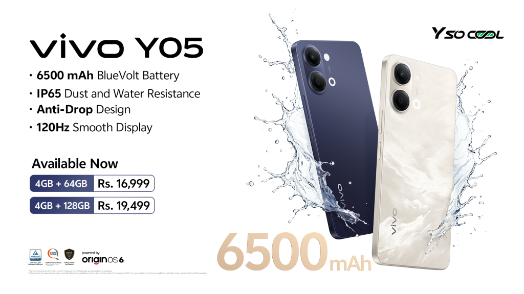 vivo Unveils the Y05: A 6500mAh Battery Champion Built for Everyday Reliability
