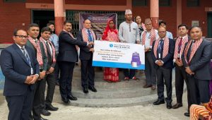 Nepal SBI Bank Conducts CSR Activity at School in Birgunj
