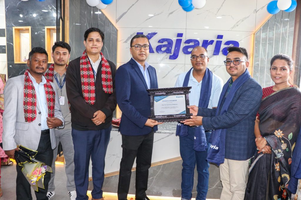 Kajaria Expands Kathmandu Presence with New Exclusive Showroom in Tarakeshwor
