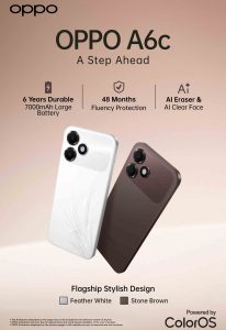 OPPO A6c Launches in Nepal with 7000mAh Battery, AI Features, 2-Month Replacement Guarantee, and Premium Design at NPR 20,999