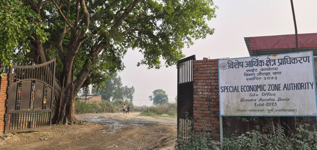 Encroachment of 490 bighas of land belonging to SEZ Authority