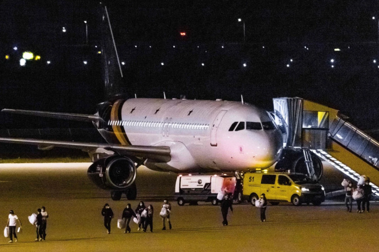 Evacuation flight from hantavirus ship lands in Netherlands: AFP