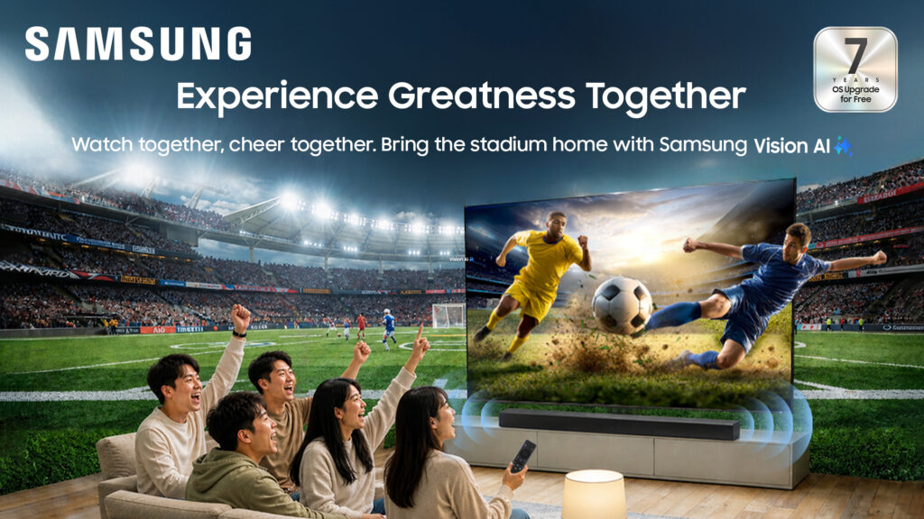 Samsung Nepal Launches Exclusive World Cup Season TV Offers with Free Live Subscription, Special Soundbar Deal and 0% EMI