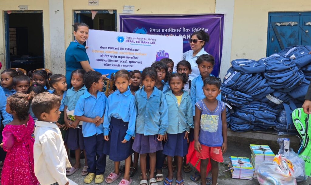 Students from Underprivileged Communities Benefit from Nepal SBI Bank’s CSR Initiative