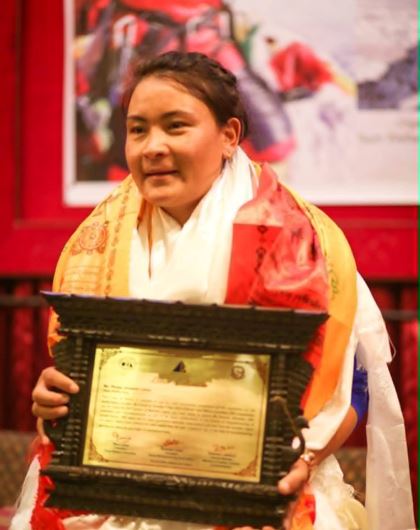 Renowned climber Phunjo appointed tourism goodwill ambassador for Chumnubri Rural Municipality