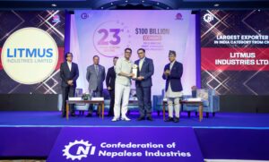 Litmus Industries Limited Honoured as Largest Exporter to India at CNI AGM