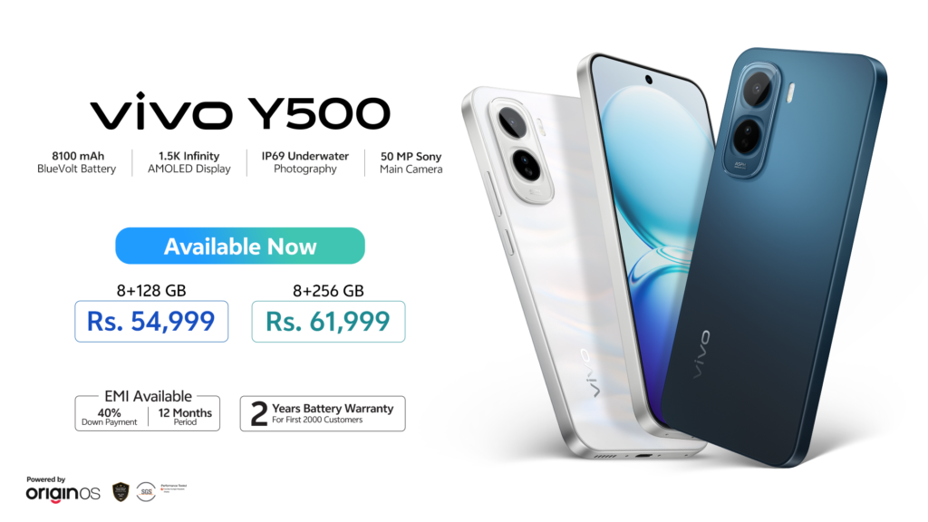 vivo Launches Y500 Smartphone in Nepal with 8,100mAh Battery