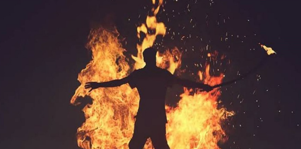 Youth attempts self-immolation, referred to Burn Hospital, Kirtipur